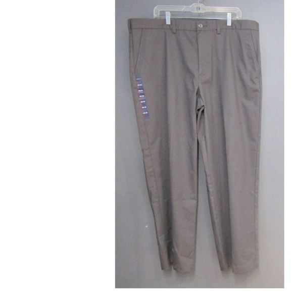 NEW Croft & Barrow Wrinkle Resistant Khaki Gray 40